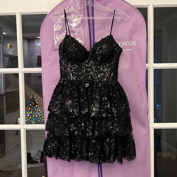 Sherri Hill Dresses & Skirts - Sherri Hill Black Party dress.  Size 4, like new!